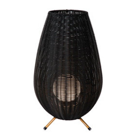 Lucide Colin Ip44 Cottage 30cm Table Lamp Outdoor - LED - 1x3W 3000K - IP44 - Black
