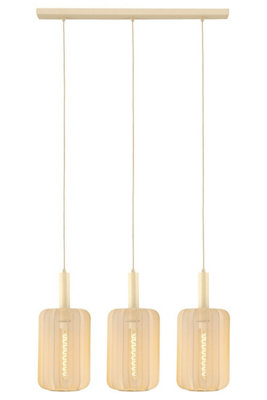 Lucide CORINA - Pendant light - 3xE27 - Cream