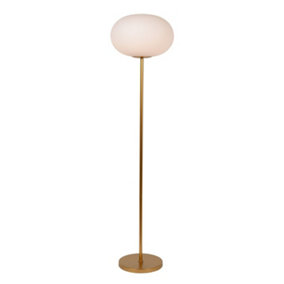 Lucide ELYSEE - Floor lamp - 38 cm - 1xE27 - Opal