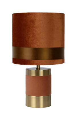 Lucide Extravaganza Frizzle Retro Table Lamp 18cm - 1xE14 - Brown
