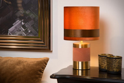 Lucide Extravaganza Frizzle Retro Table Lamp 18cm - 1xE14 - Brown