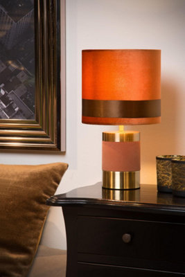 Lucide Extravaganza Frizzle Retro Table Lamp 18cm - 1xE14 - Brown
