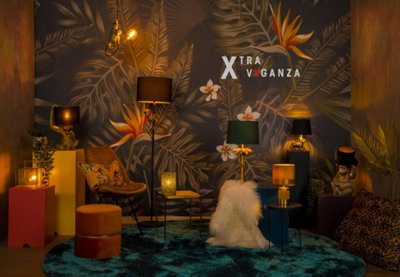 Lucide Extravaganza Frizzle Retro Table Lamp 18cm - 1xE14 - Brown