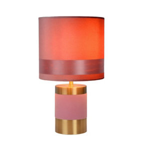 Lucide Extravaganza Frizzle Retro Table Lamp 18cm - 1xE14 - Pink