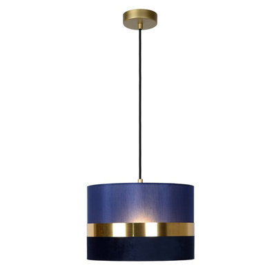 Lucide Extravaganza Tusse Retro Pendant Light - 1xE27 - Blue