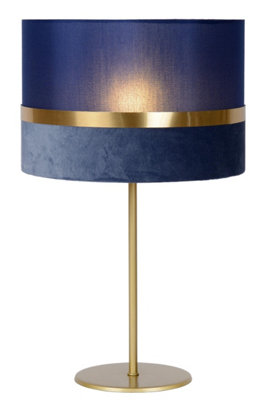Lucide Extravaganza Tusse Retro Table Lamp 30cm - 1xE14 - Blue