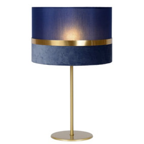 Lucide Extravaganza Tusse Retro Table Lamp 30cm - 1xE14 - Blue