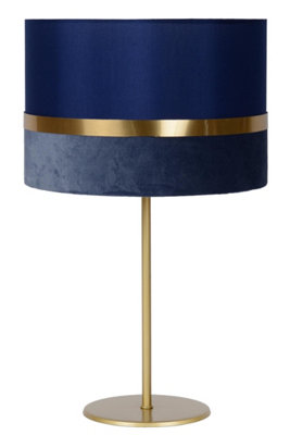 Lucide Extravaganza Tusse Retro Table Lamp 30cm - 1xE14 - Blue