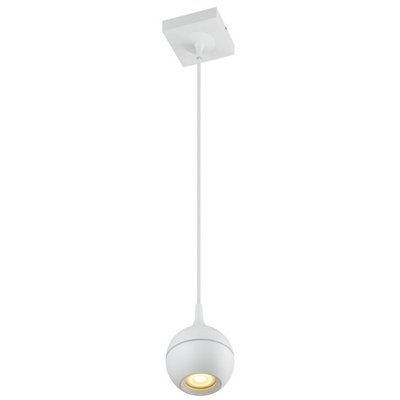 Lucide Favori Modern Pendant Light Bathroom - 1xGU10 - IP44 - White