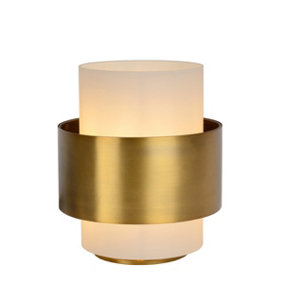 Lucide Firmin Classic Table Lamp 20cm - 1xE27 - Matt Gold, Brass