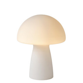 Lucide Fungo Modern Table Lamp - 1xE27 - Opal