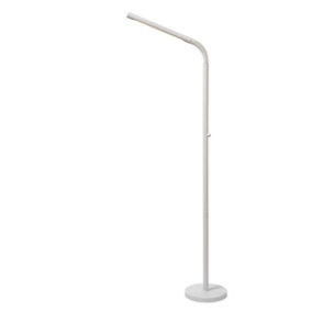 Lucide Gilly Classic Floor Reading Lamp - LED Dim. - 1x3W 2700K - White