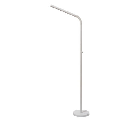 Lucide Gilly Classic Floor Reading Lamp - LED Dim. - 1x3W 2700K - White