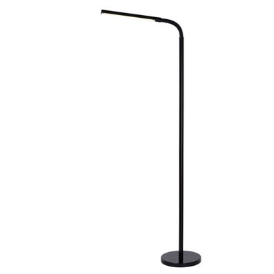 Lucide Gilly Modern Floor Reading Lamp - LED - 1x5W 2700K - Black