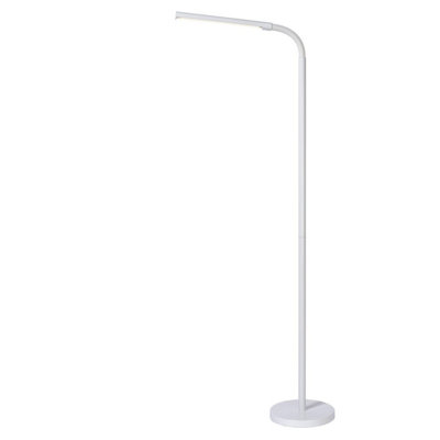 Lucide Gilly Modern Floor Reading Lamp - LED - 1x5W 2700K - White