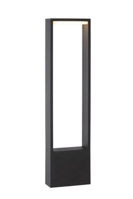 Lucide Goa Modern Bollard Light Outdoor - LED - 1x6,5W 3000K - IP54 - Anthracite