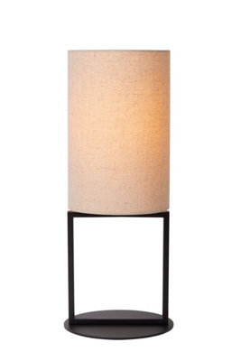 Lucide HERMAN - Table lamp - 20 cm - 1xE27 - Cream