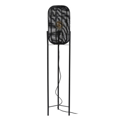 Lucide Hermine Scandinavian Floor Lamp 30cm - 1xE27 - Black