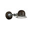 Lucide Honore Industrial Wall Light - 1xE14 - Rust Brown
