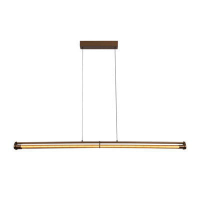 Lucide Janderin LED Bar Ceiling Pendant Light with PIR Sensor Champagne