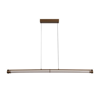 Lucide Janderin LED Bar Ceiling Pendant Light with PIR Sensor Champagne
