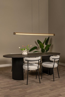 Lucide Janderin LED Bar Ceiling Pendant Light with PIR Sensor Champagne
