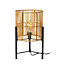 Lucide Jantine Scandinavian Table Lamp 30cm - 1xE27 - Light Wood