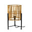 Lucide Jantine Scandinavian Table Lamp 30cm - 1xE27 - Light Wood