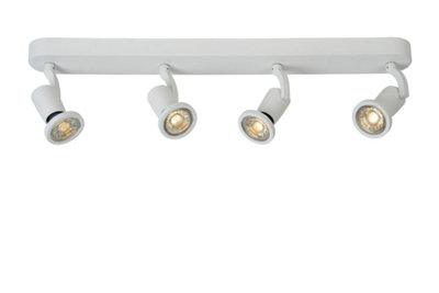 Lucide Jaster-Led Modern Ceiling Spotlight Bar - LED - GU10 - 4x5W 2700K - White