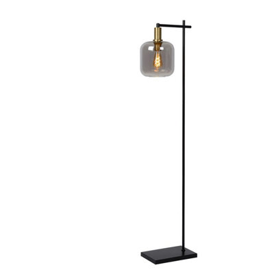 Lucide Joanet Modern Floor Lamp - 1xE27 - Smoke Grey