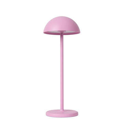 Lucide Joy Retro Table Lamp Outdoor 12cm - LED Dim. - 1x1,5W 3000K - IP54 - Pink