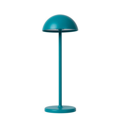 Lucide Joy Retro Table Lamp Outdoor 12cm - LED Dim. - 1x1,5W 3000K - IP54 - Turquoise