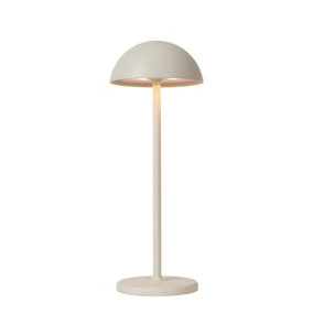 Lucide Joy Retro Table Lamp Outdoor 12cm - LED Dim. - 1x1,5W 3000K - IP54 - White
