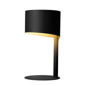 Lucide Knulle Modern Table Lamp 15cm - 1xE14 - Black