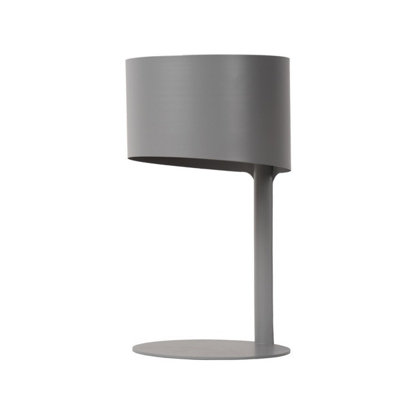 Lucide Knulle Modern Table Lamp 15cm - 1xE14 - Grey