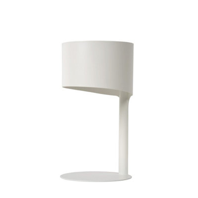 Lucide Knulle Modern Table Lamp 15cm - 1xE14 - White