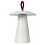 Lucide La Donna Modern Table Lamp Outdoor 19,7cm - LED Dim. - 1x2W 2700K - IP54 - 3 StepDim - White