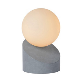 Lucide Len Modern Table Lamp 10cm - 1xG9 - Grey