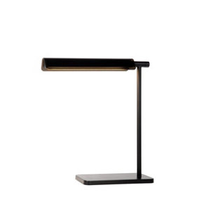 Lucide Levi Modern Desk Lamp - LED Dim. - 1x5,5W 6500K - 3 StepDim - Black