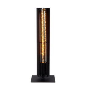 Lucide Lionel Modern Table Lamp - 1xE27 - Black