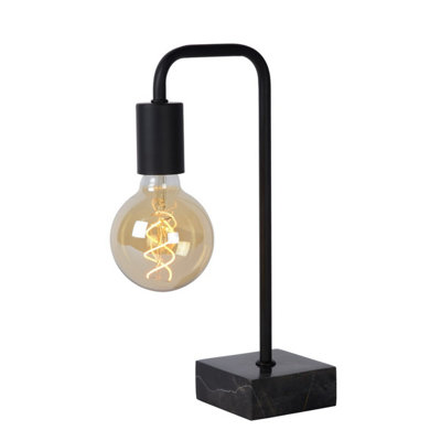 Lucide Lorin Retro Table Lamp - 1xE27 - Black