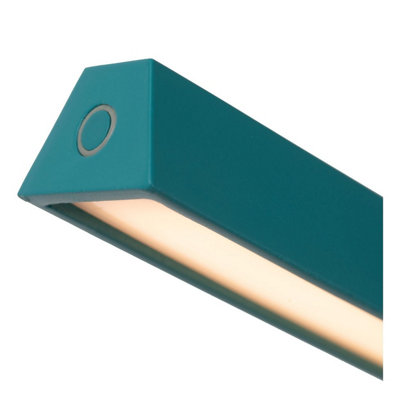 Lucide Lucide LAVALE - Floor reading lamp - LED Dim. - 1x3W 2700K - Turquoise