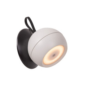 Lucide Lucide LUNEX - Wall light Outdoor - LED Dim. - 1x2W 3000K - IP54 - With magnetic mounting system - White
