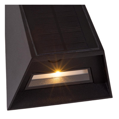 Lucide Luton Wall light Outdoor- Solar - LED Dim. 2850K/3150K IP54 ...