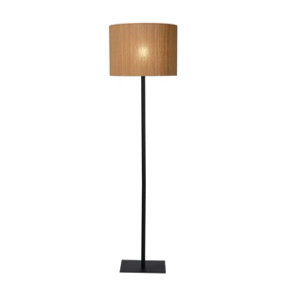 Lucide Magius Scandinavian Floor Lamp 42cm - 1xE27 - Light Wood