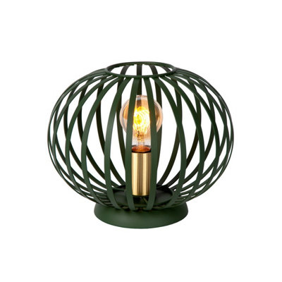 Lucide Manuela Modern Table Lamp 25.5cm- 1xE27 - Green