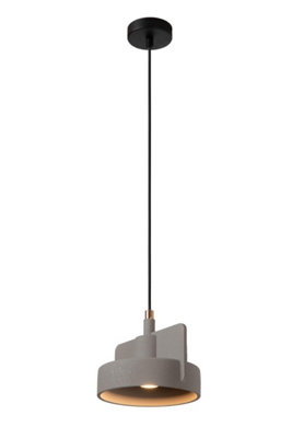 Lucide Ninja Pendant light Diameter 20cm 1xE27 - Grey