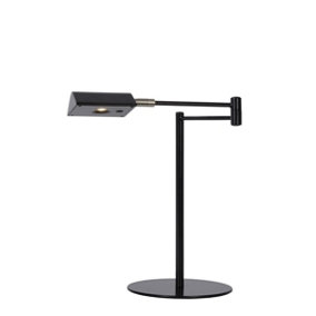 Lucide Nuvola Classic Desk Lamp 20cm - LED Dim. - 1x9W 3000K - Black