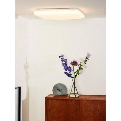 Lucide Otis Led Modern Flush Ceiling Light - LED - 1x42W 3000K - Opal