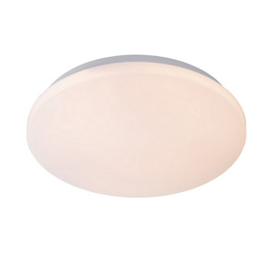 Lucide Otis Modern Flush Ceiling Light 34cm - LED - 1x24W 3000K - Opal